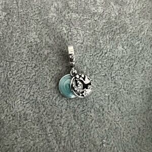 Pandora Stork & Twinkling Stars Dangle Charm